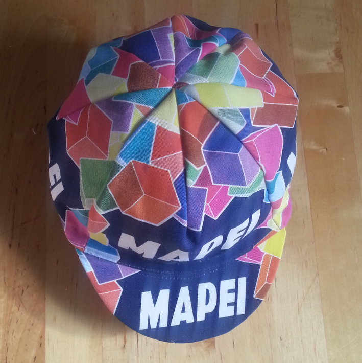 mapei cycling hat