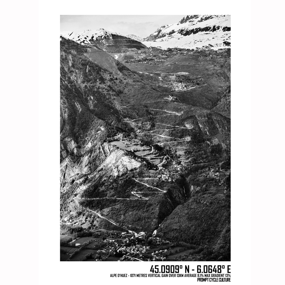 Alpe d’Huez Print (70cmx50cm UNFRAMED)