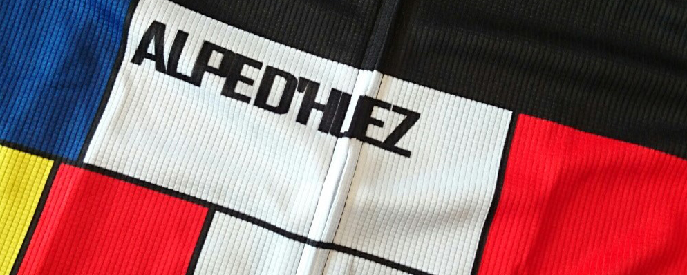Alpe d’Huez Cycling Jersey - Mondrian