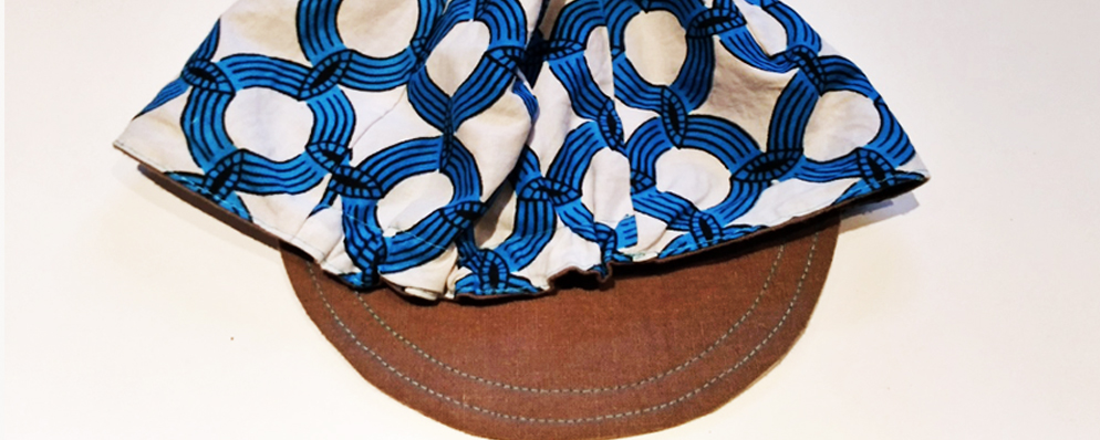 Blue Loop Reversable Cycling Cap